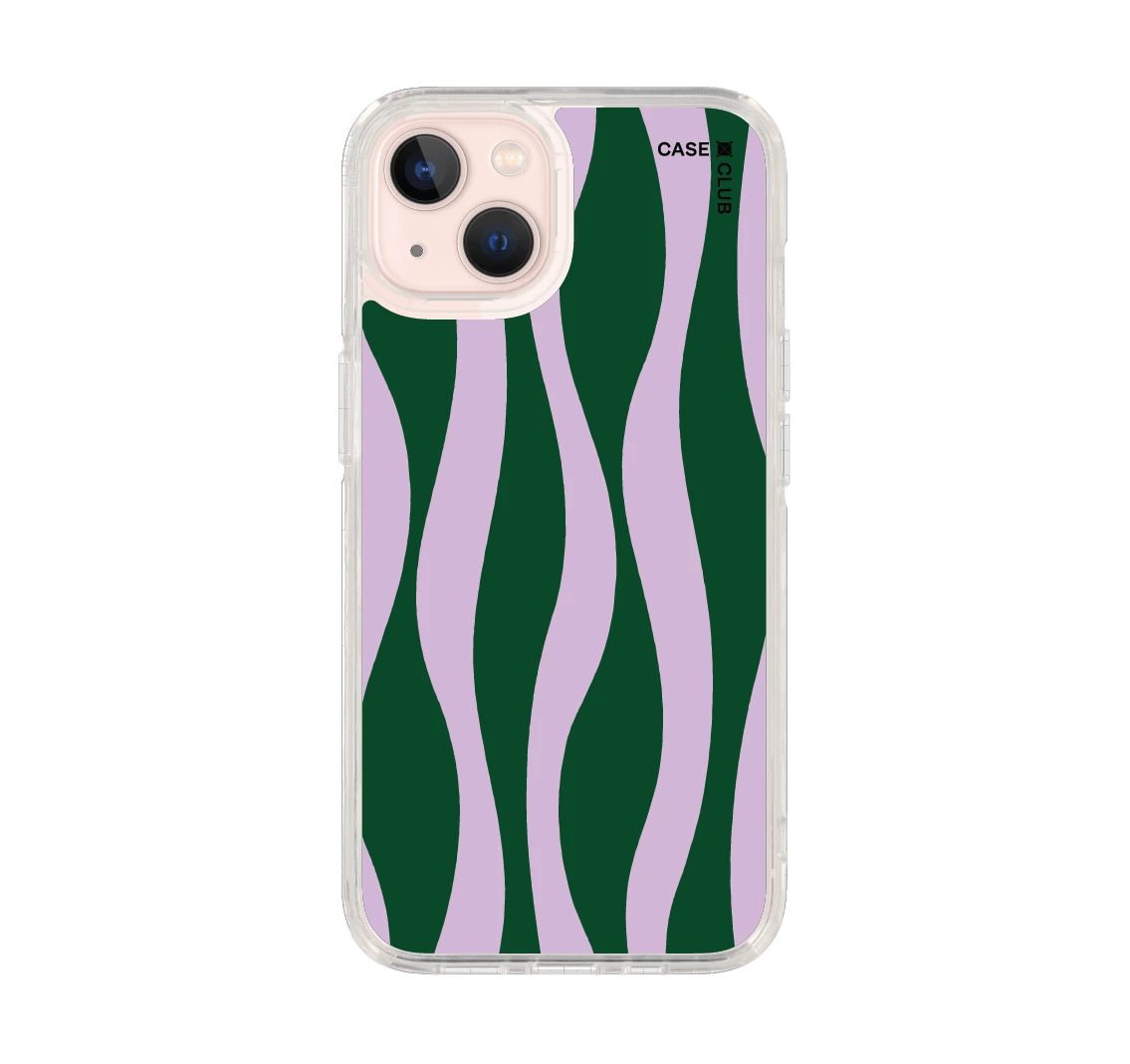 purple & green wavy pattern